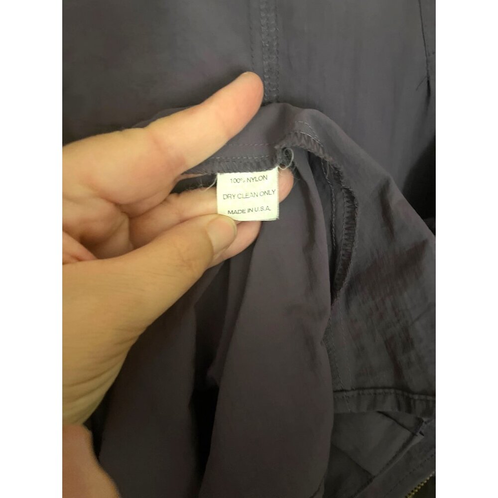 Hanna For The Journey Zip-Up Jacket  Ruffled Collar Women Size 1 Purple Plum - Picture 5 of 10